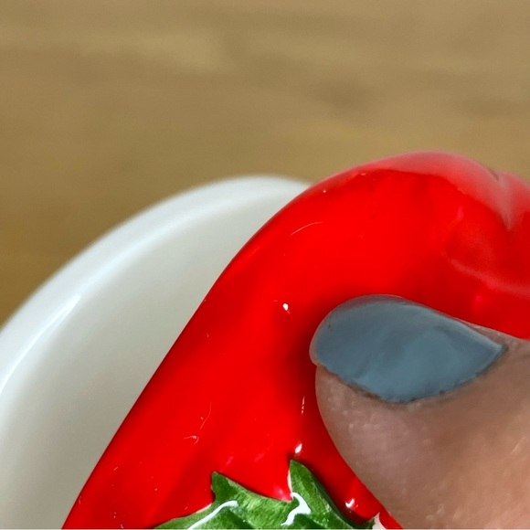 Vintage Norcrest Santa Claus Napkin Christmas Card Holder 4” Ceramic Japan - Picture 17 of 17